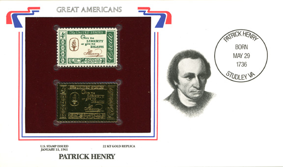 Patrick Henry Stamps